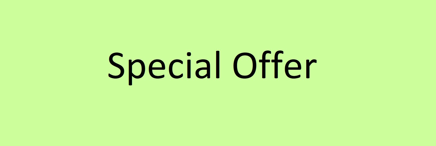 Special Offers