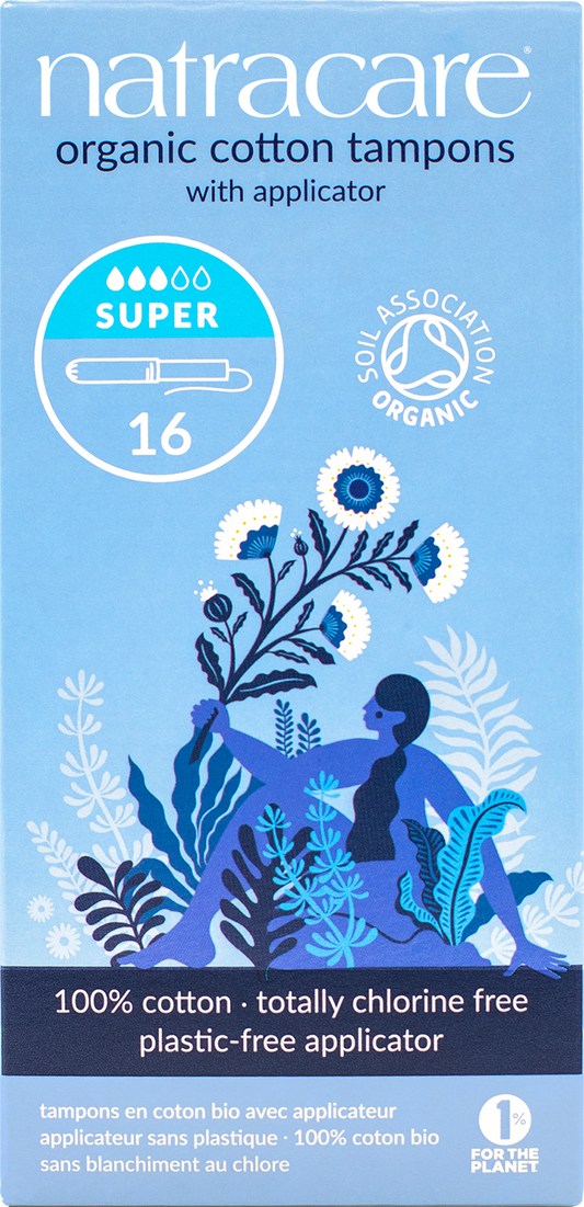 Cotton Applicator Tampons Super  10097B