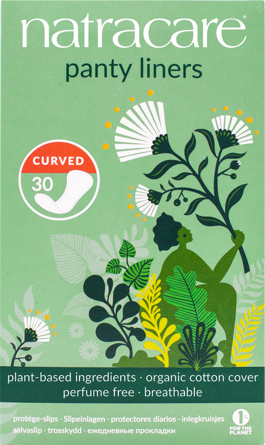 Natural Panty Liners - Curved 10106B