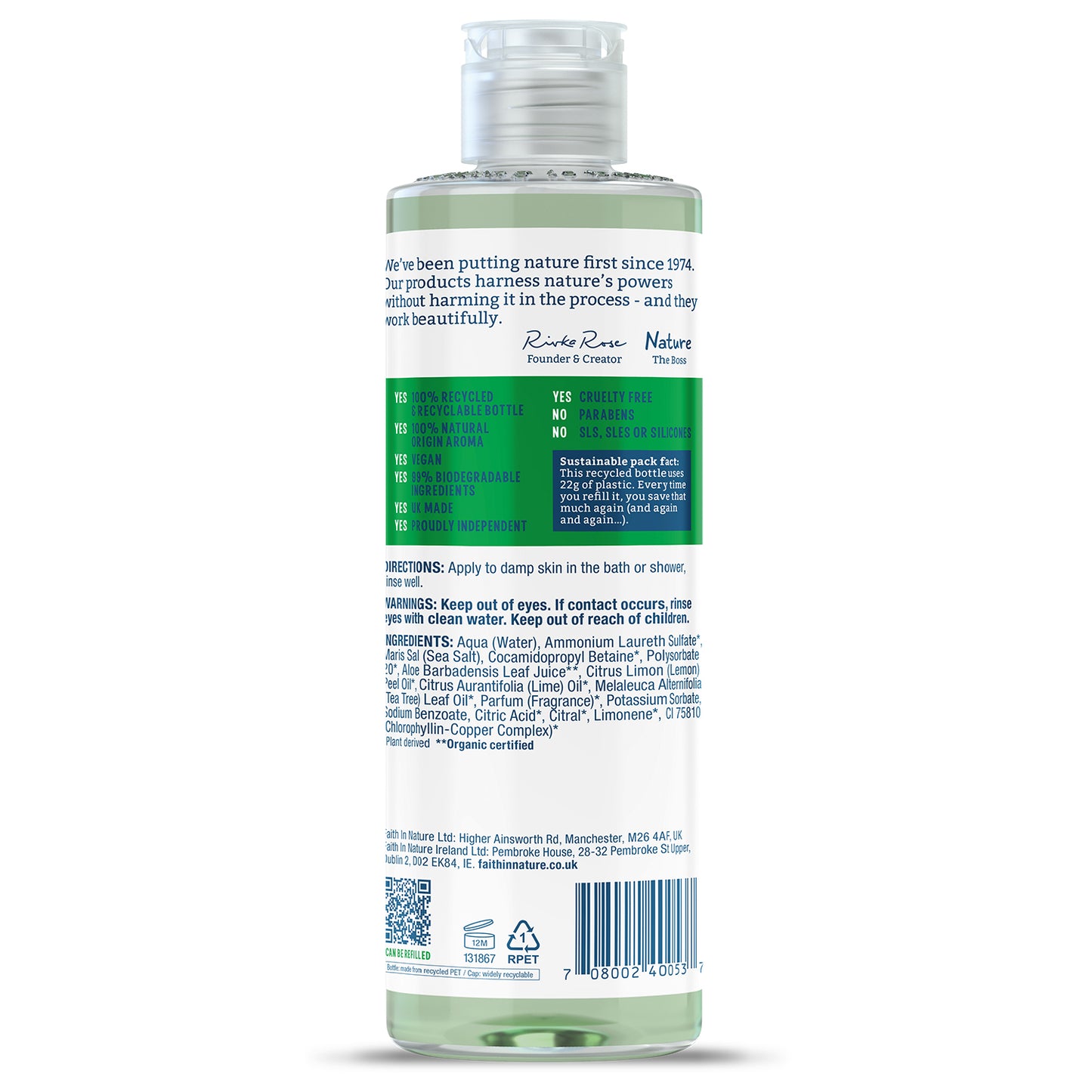 Aloe Vera & Ylang Ylang Body Wash 11366A Sgl-400ml / 7.15 / 6x400ml