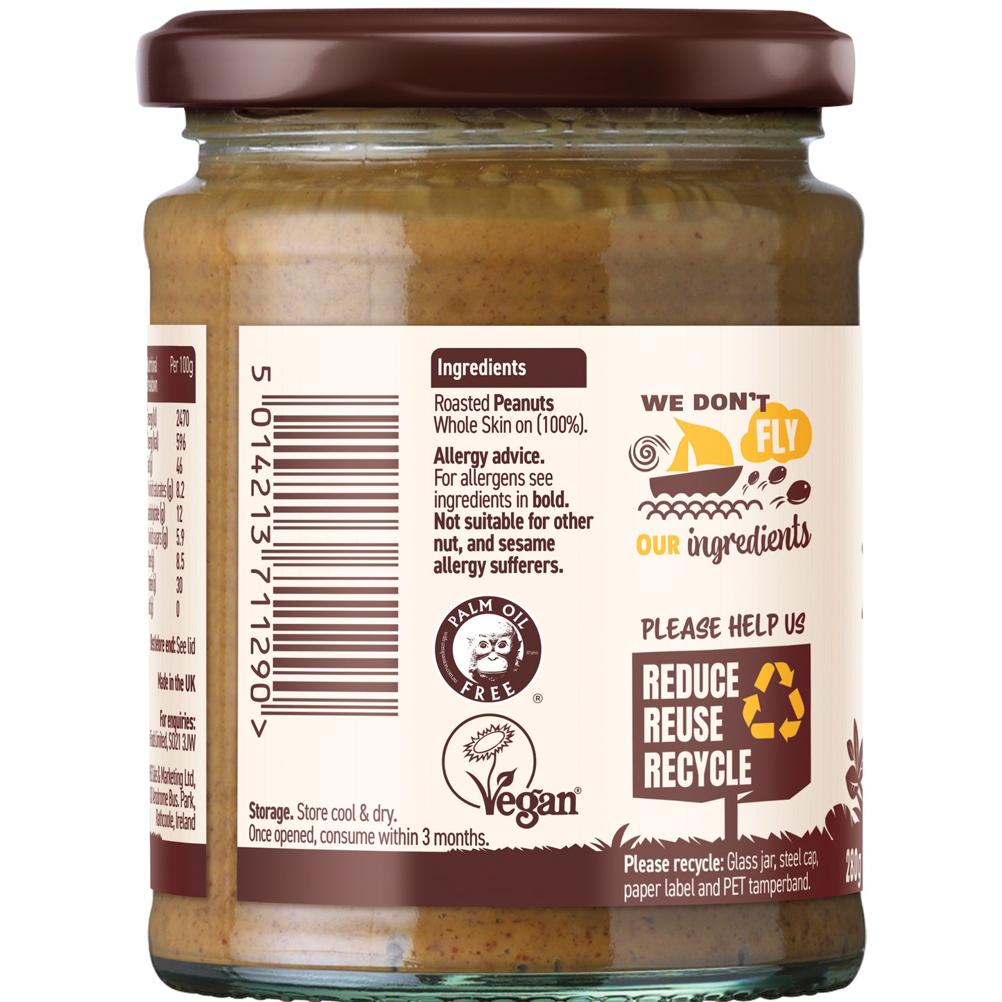 Peanut Butter Crunchy 100% Nuts 12199B