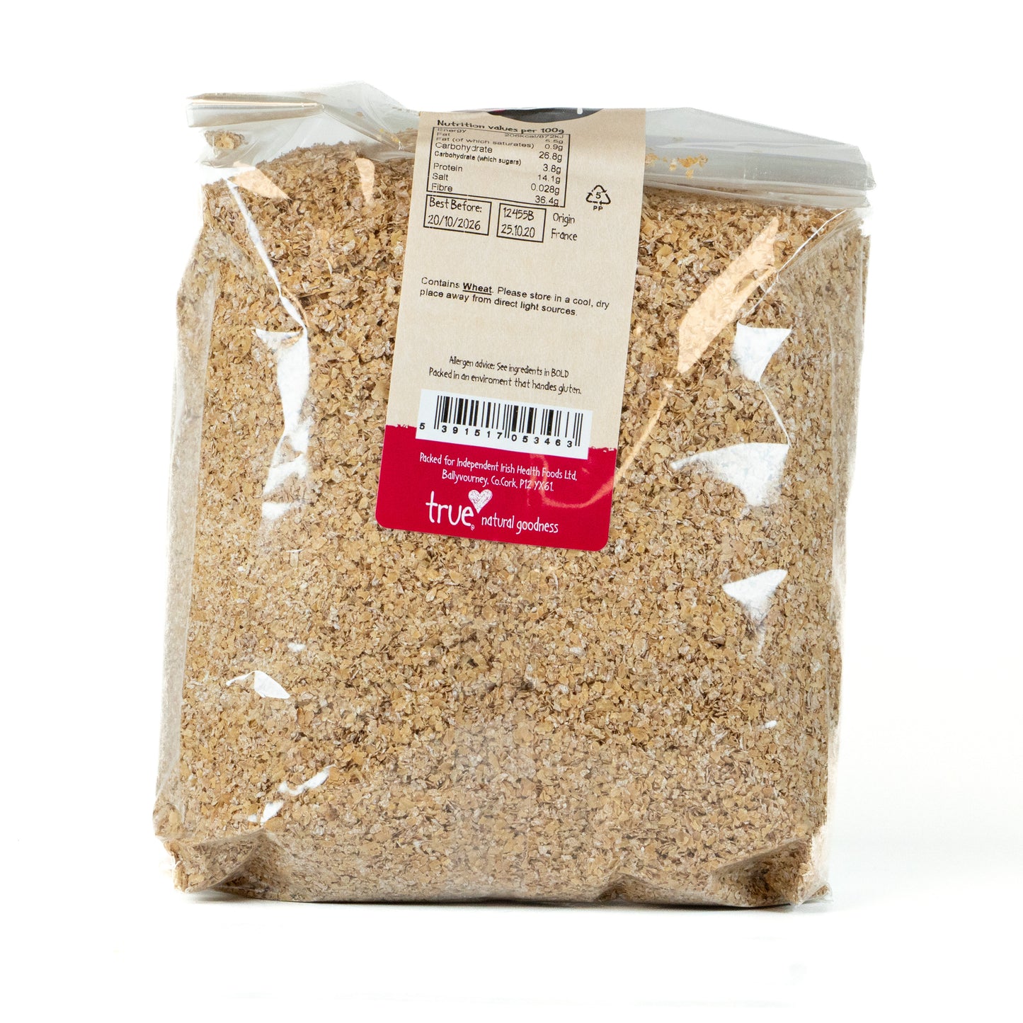 Wheat Bran 12455B Outer-3x500g / 3.11 / 3x500g