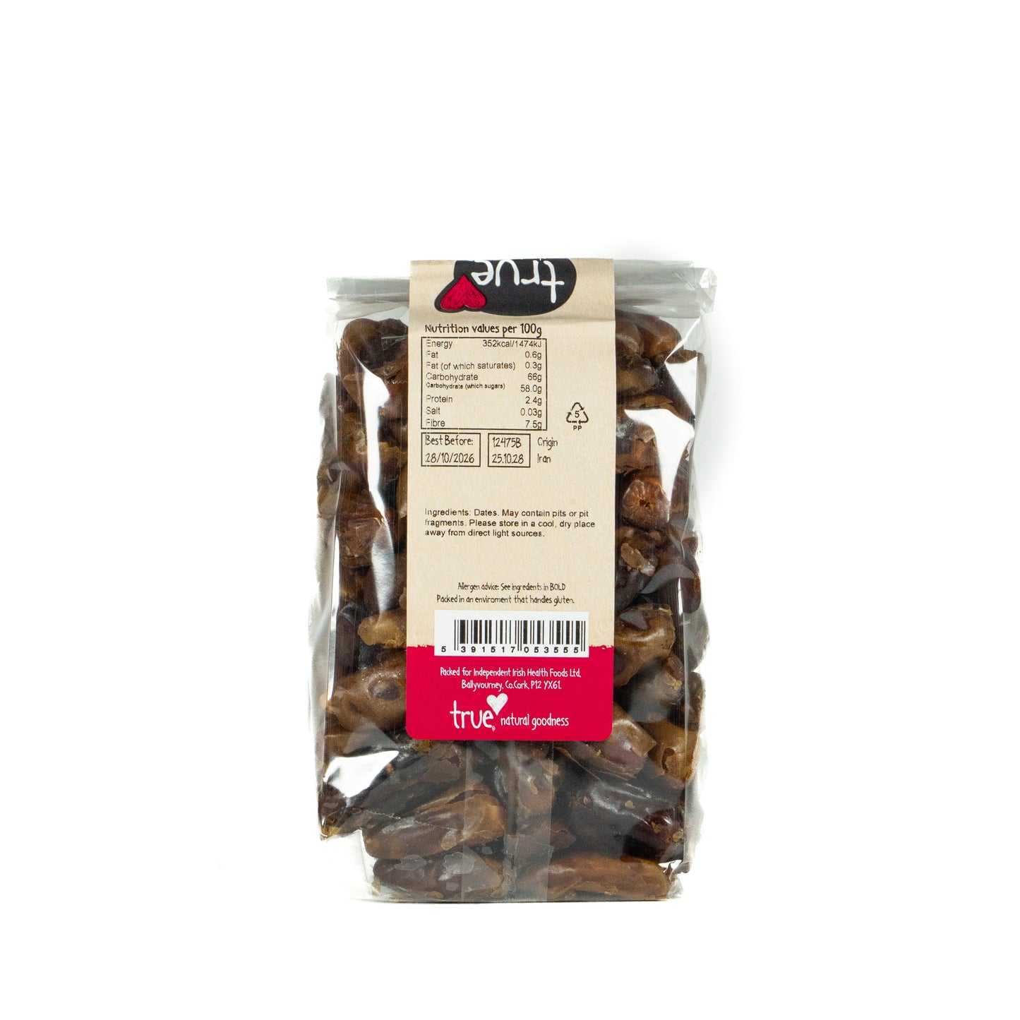 Dates Pitted 12475B Outer-6x500g / 3.10 / 6x500g