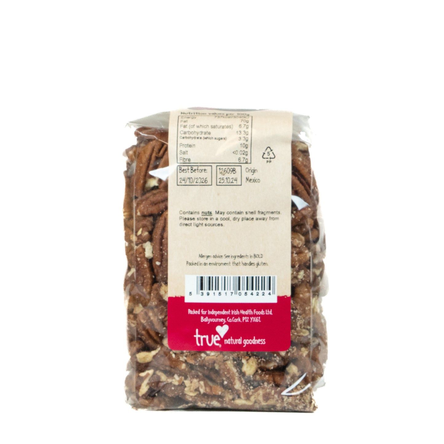 Pecans 12609B Outer-6x250g / 9.11 / 6x250g