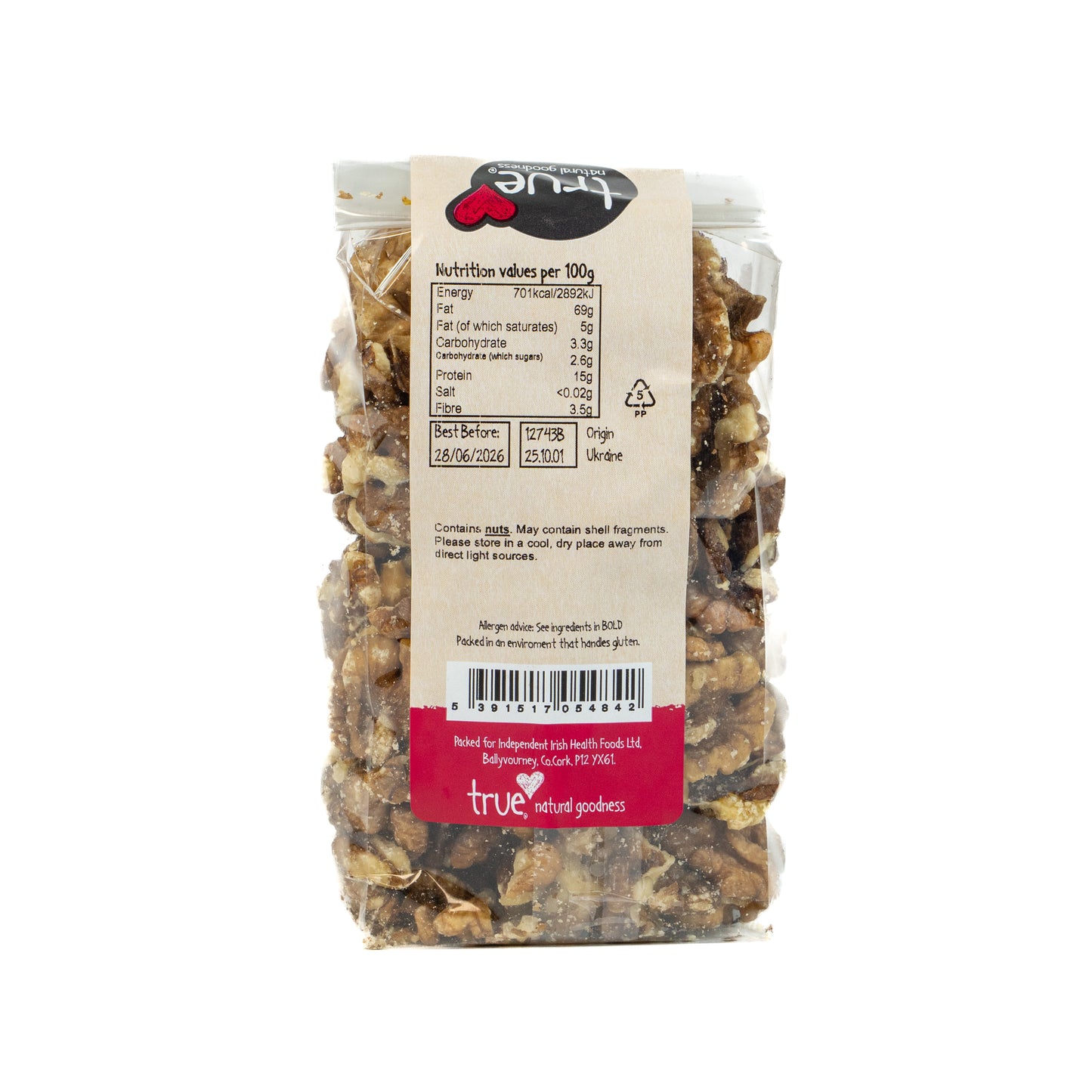 Walnut Half 12743B Outer-6x250g / 5.21 / 6x250g