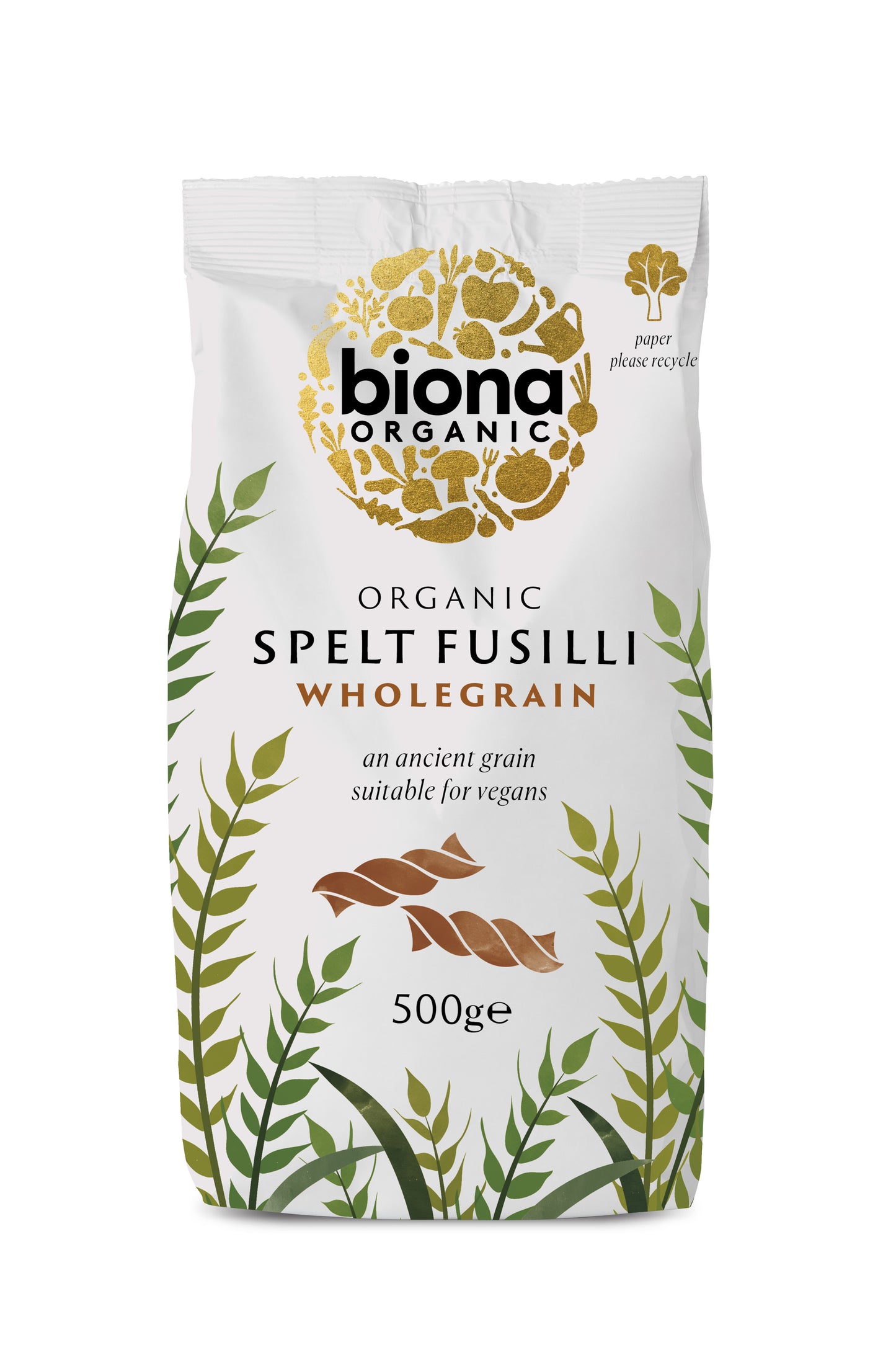 Spelt Fusilli Wholemeal (Org) 14122A