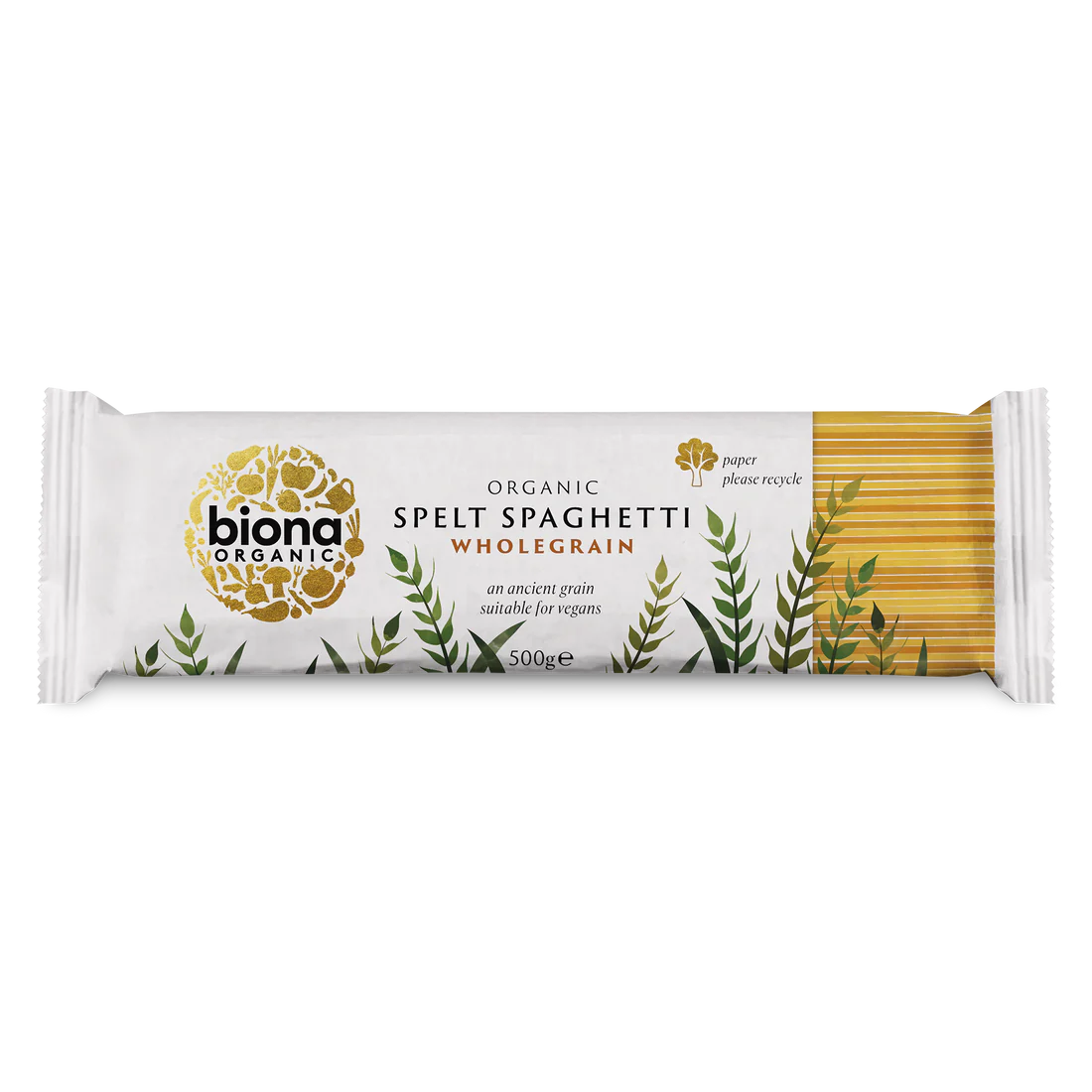 Spelt Spaghetti Wholemeal (Org) 14123A
