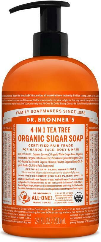 4 in 1 Tea Tree Pump Soap - 24oz 40299A