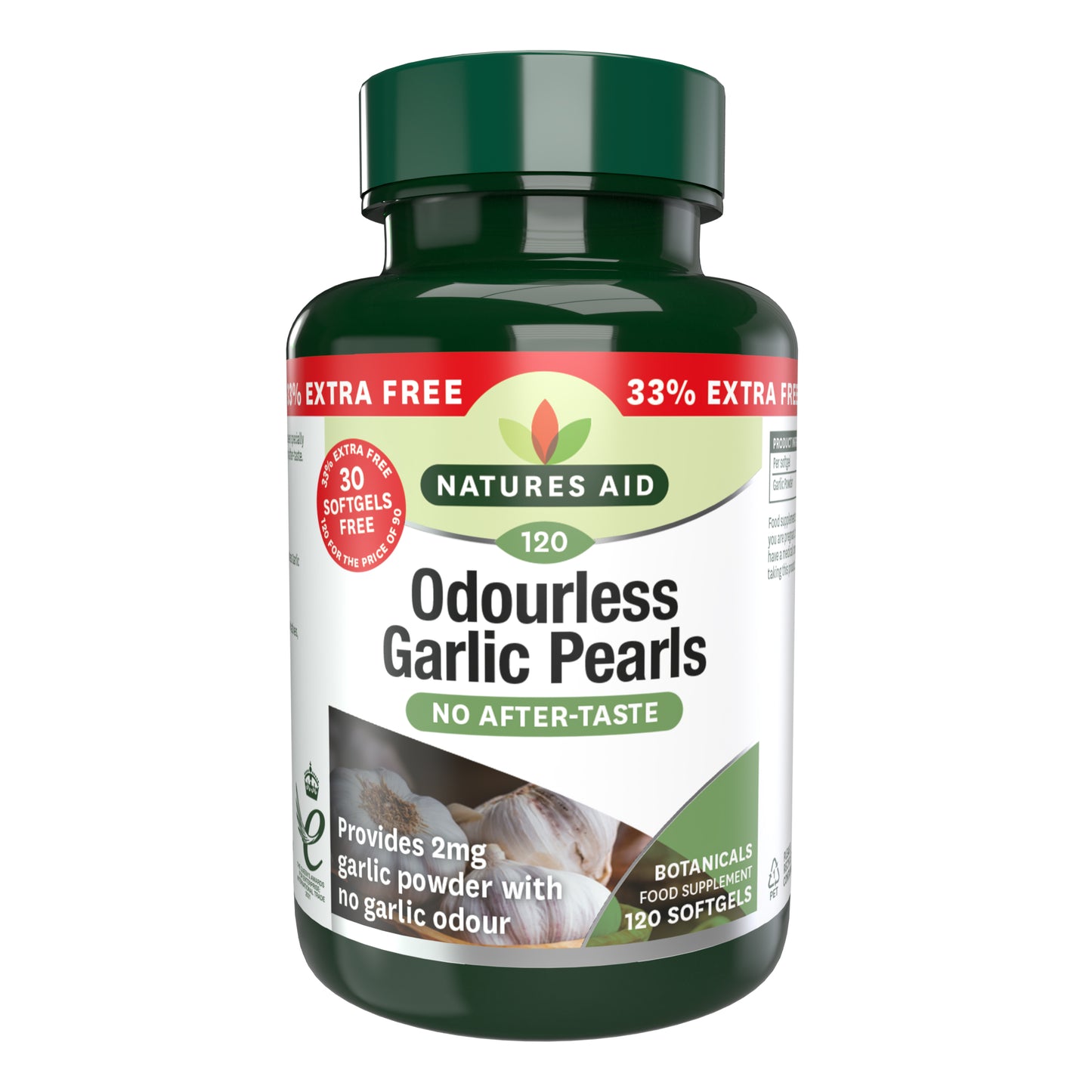 Garlic Pearls (Odourless) OAD - 33% 21104B