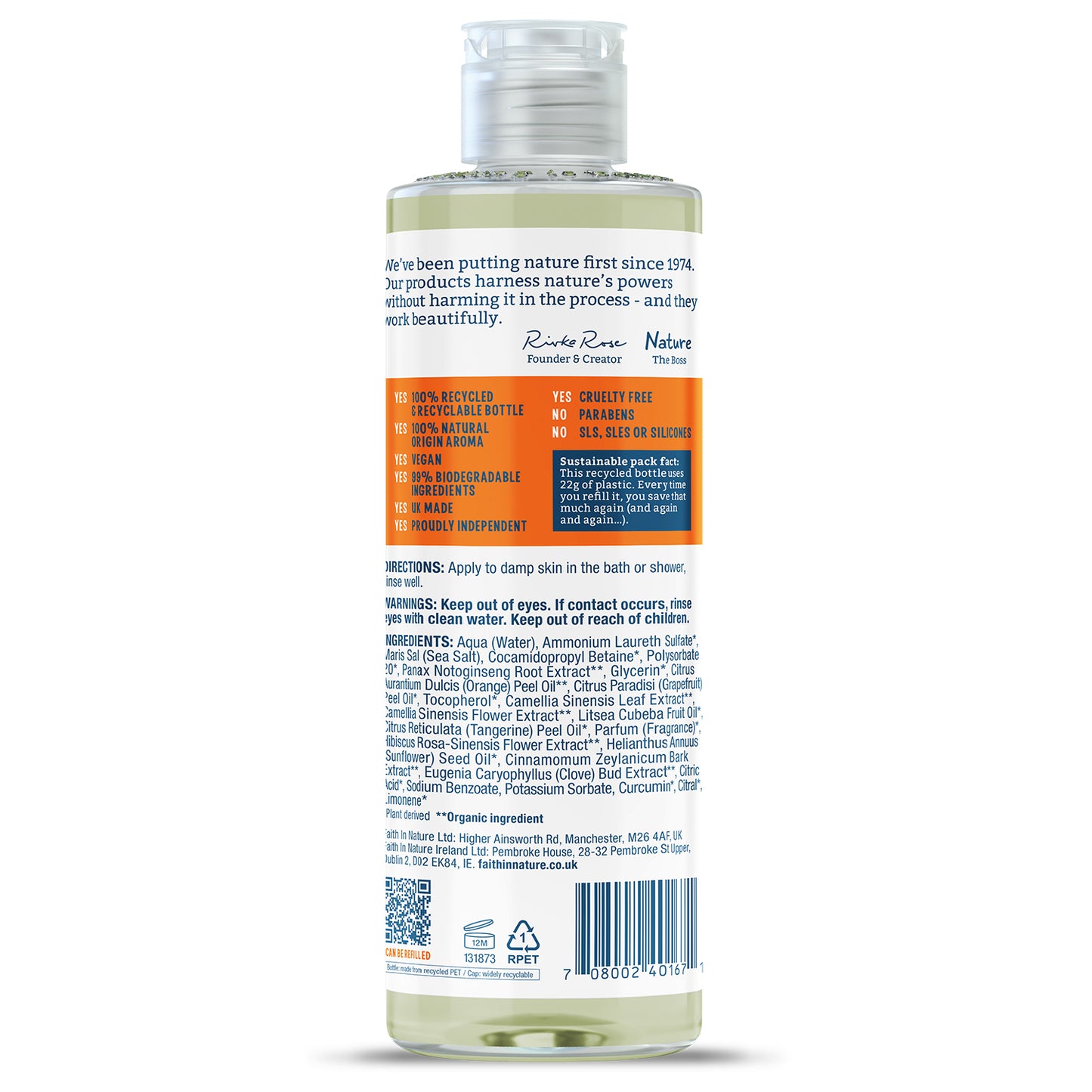 Grapefruit & Orange Body Wash 30205B