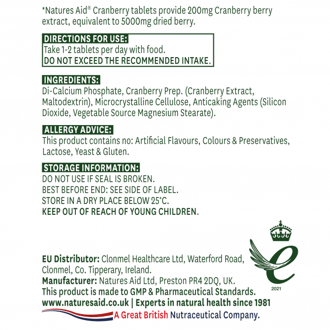 Cranberry 200mg 32472B