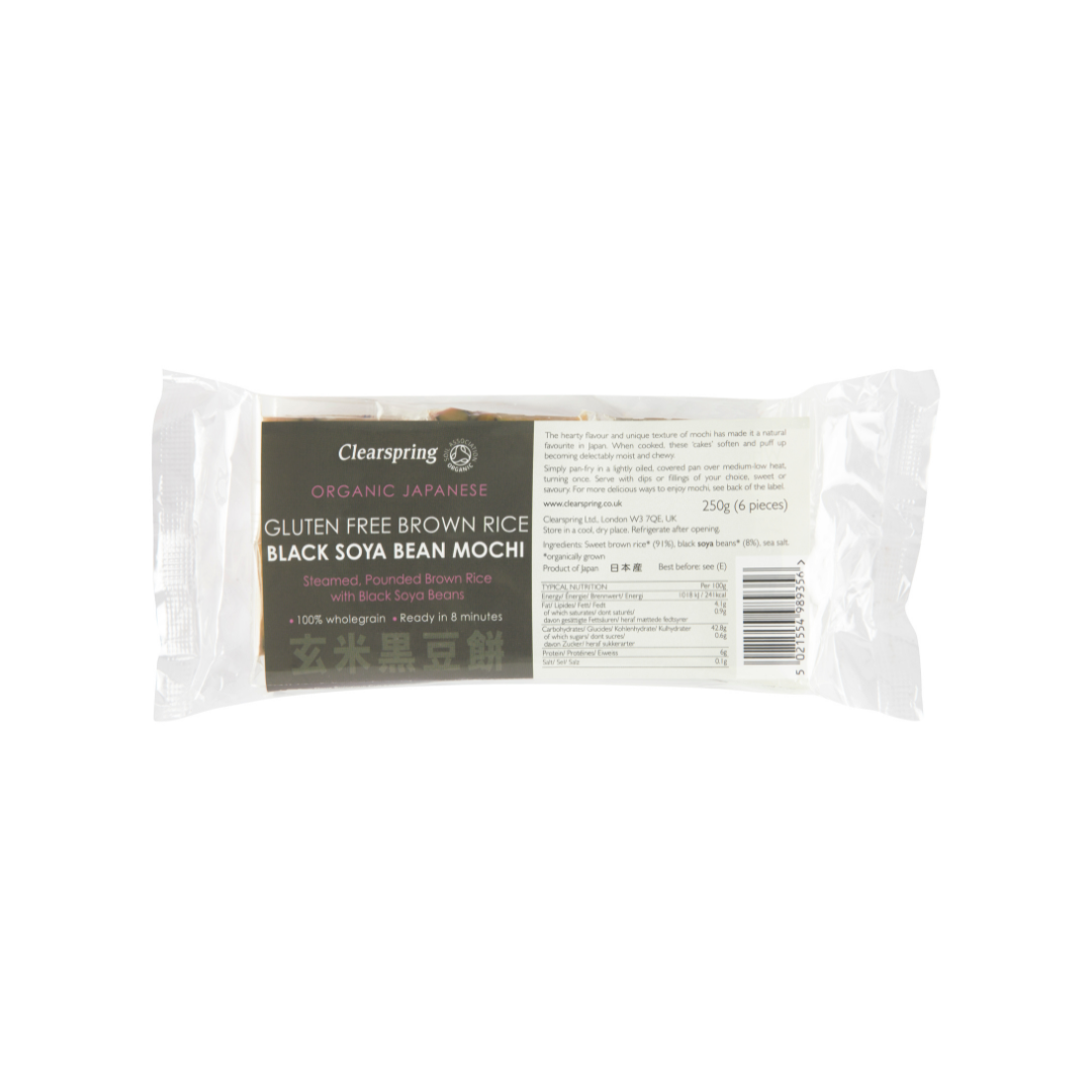 Brown Rice Mochi/Black Soybeans Org 33742A