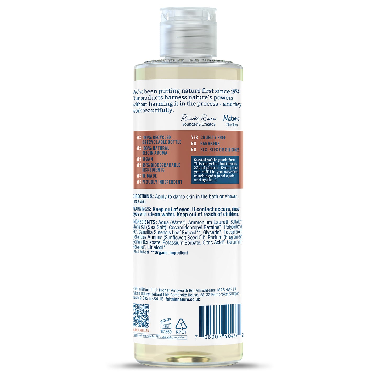 Blue Cedar Body Wash 34580B