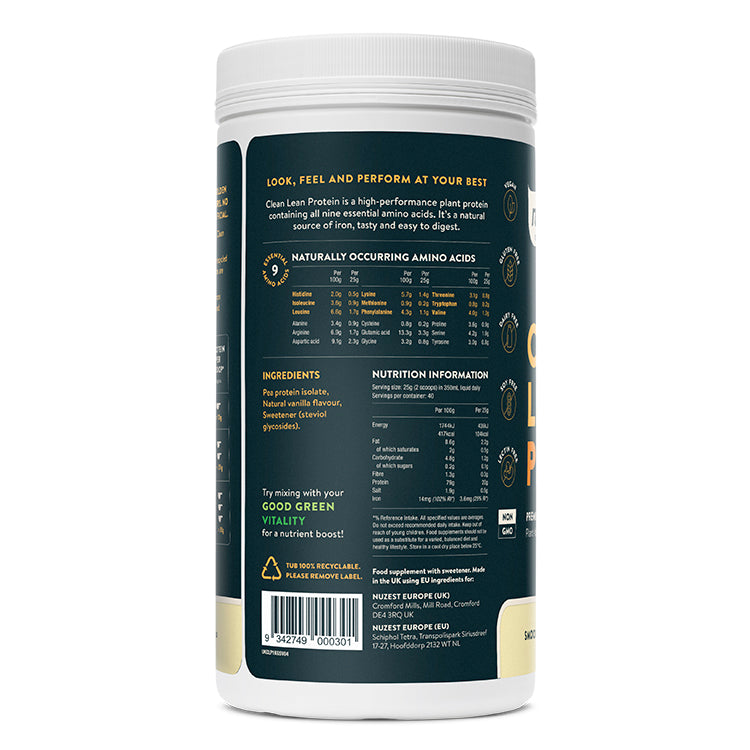 Smooth Vanilla CLP 40 Serve 34612B