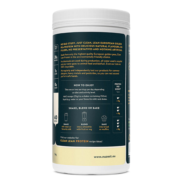 Smooth Vanilla CLP 40 Serve 34612B