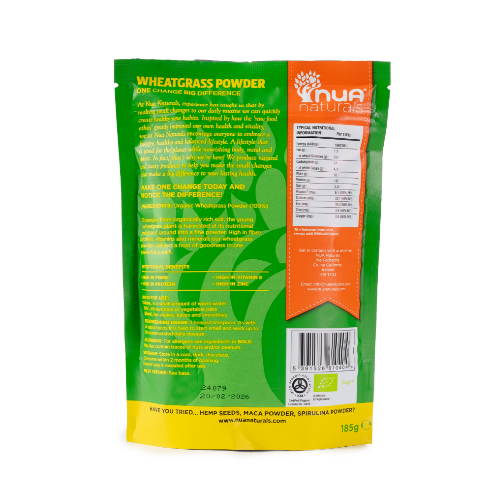 Wheatgrass Powder (Org) 34724A
