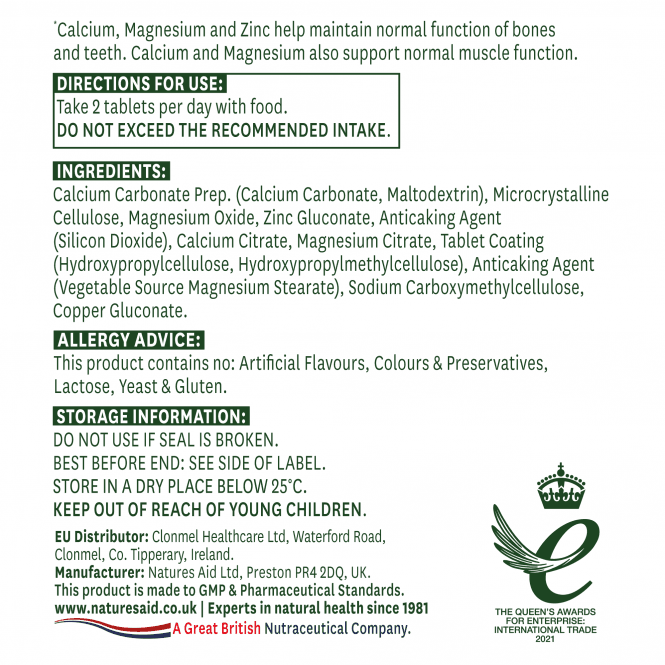 Calcium, Magnesium & Zinc 36063B