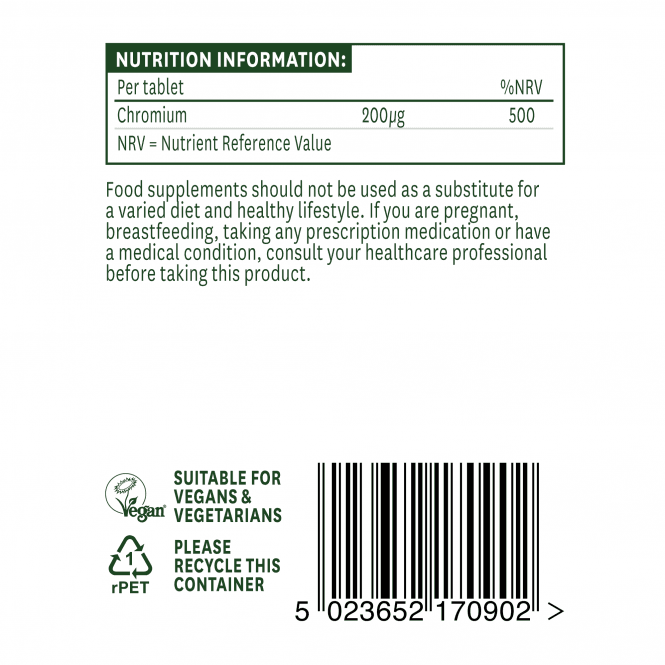 Chromium Picolinate 200µgelemental 36064B