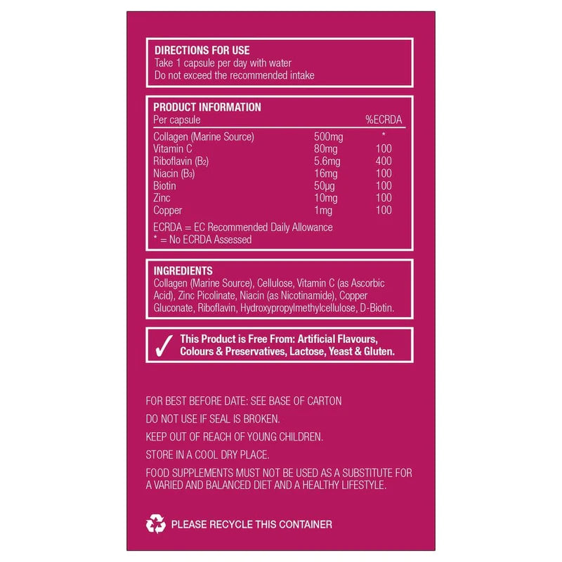 Collagen Beauty w Vit B, C & Zinc 36083B