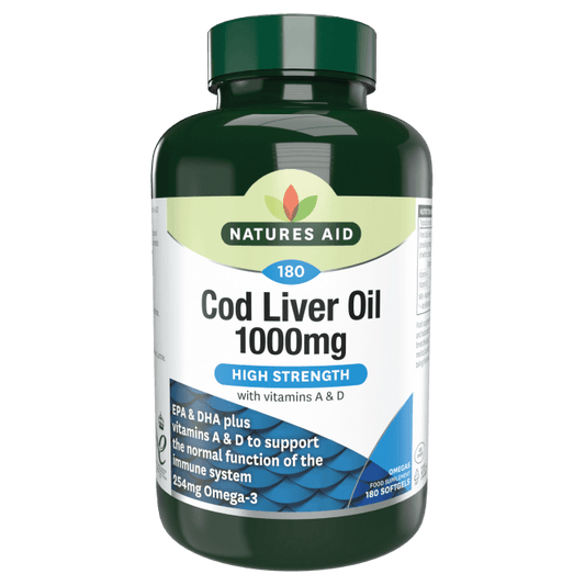 Cod Liver Oil (High Strength) 1000mg 36536B