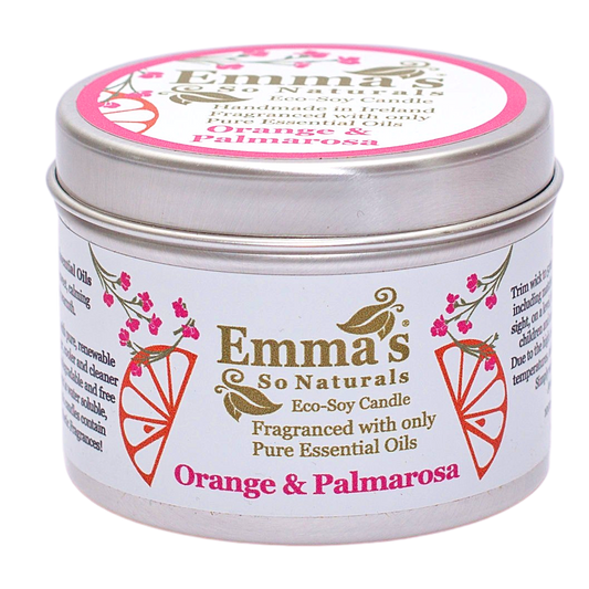 Orange & Palmarosa Eco Soy Candle 20 36964B