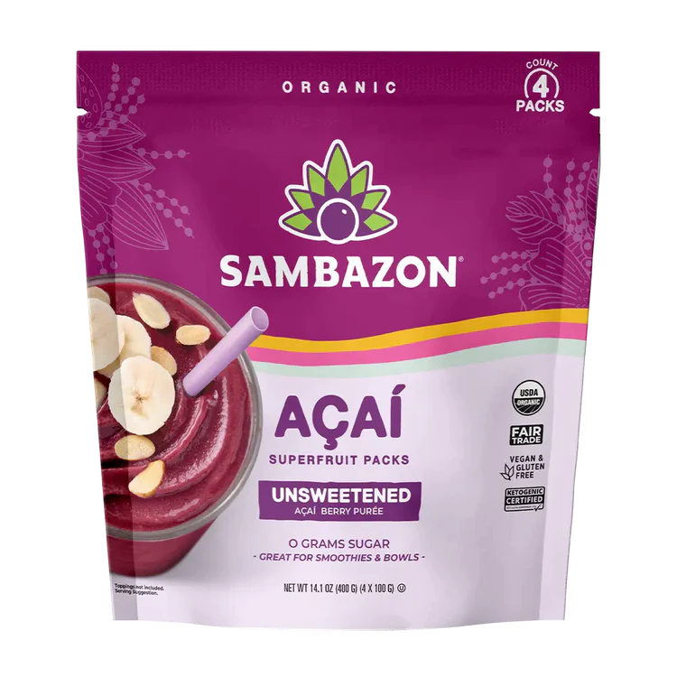 Unsweetened Acai Pack (Org) 40136A