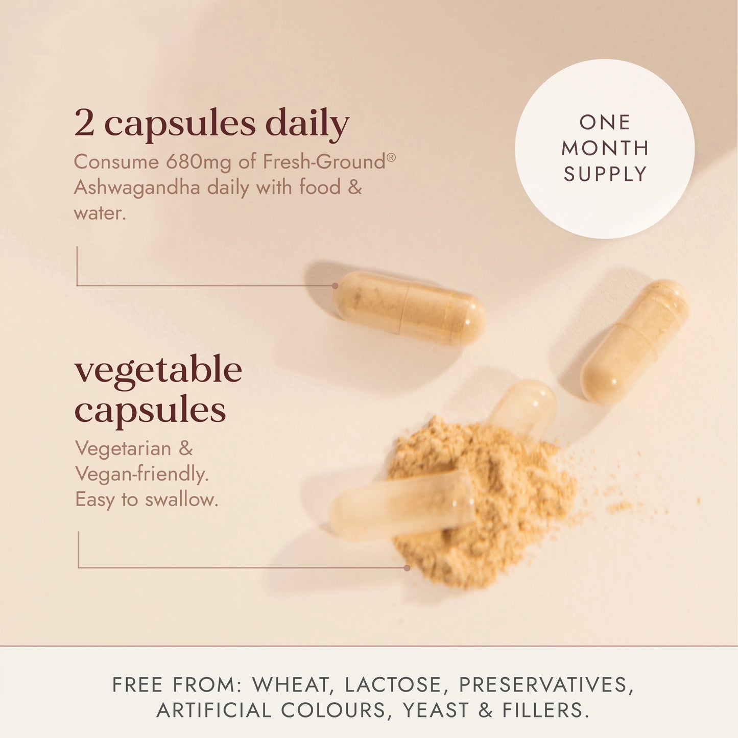 Ashwagandha Veg Caps 500mg (Org) 41747A