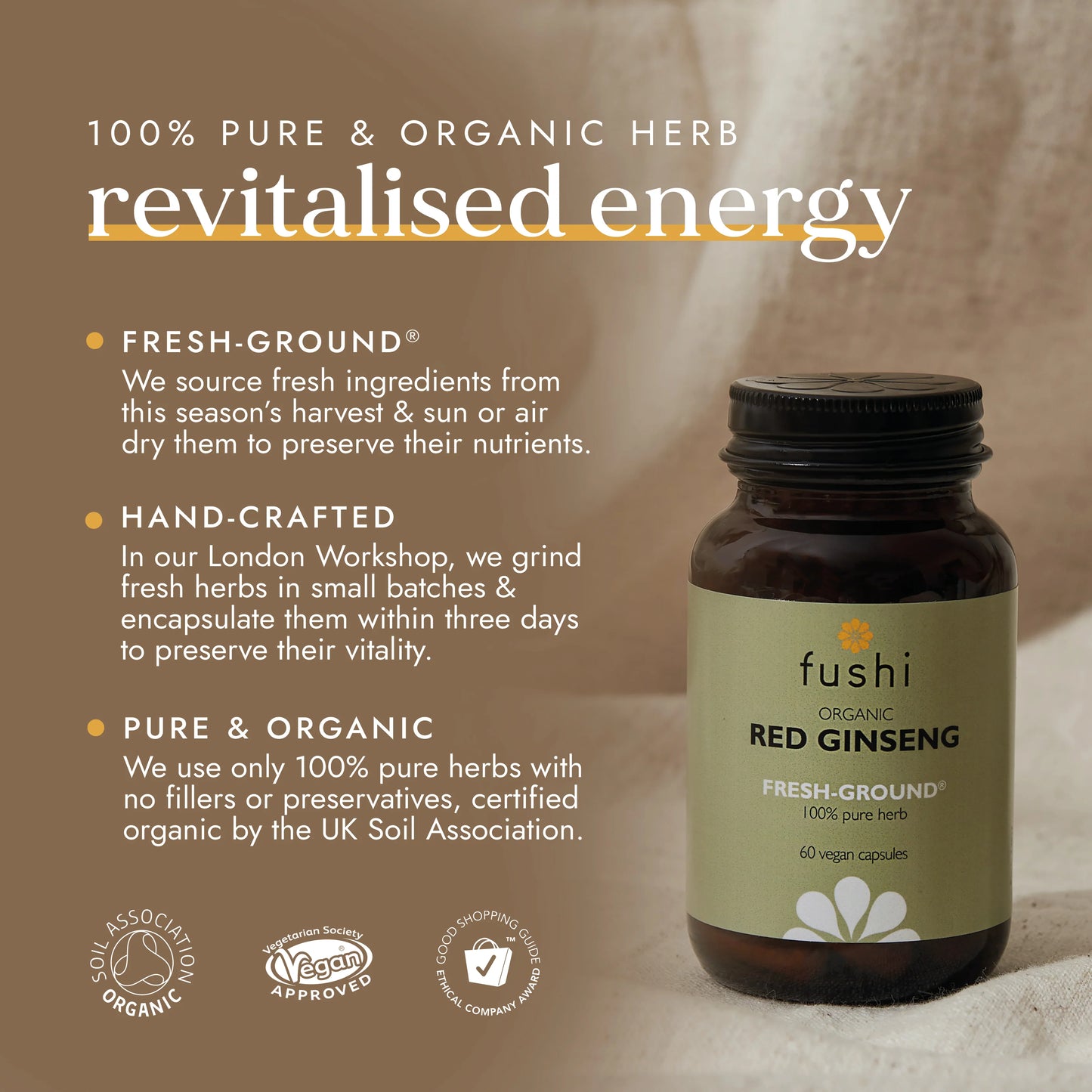 Reishi Mushroom Veg Caps 500mg (Org) 41748A