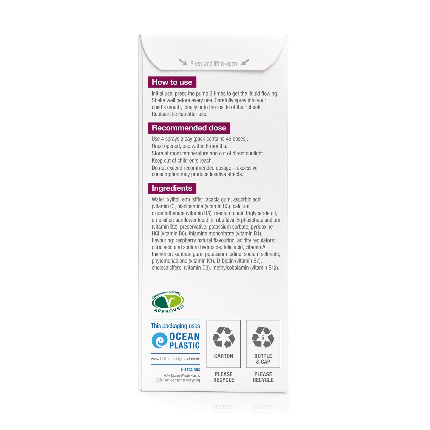 Multivit Junior Daily Oral Spray 42188B