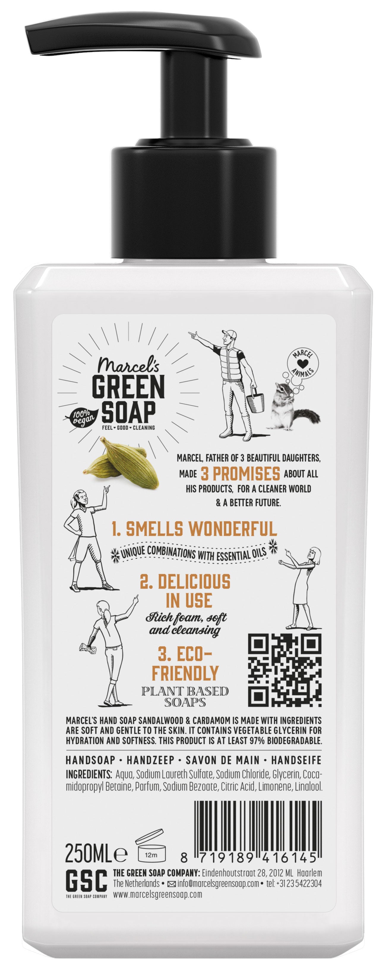 Sandalwood & Cardamom Handsoap 43719B