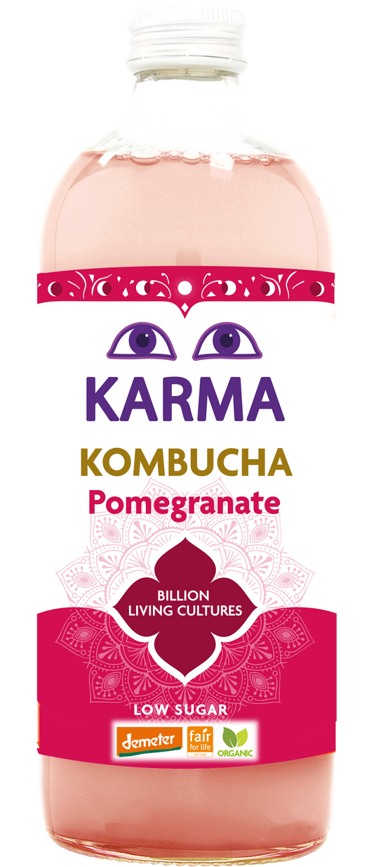 Raw Pomegranate Kombucha (Org) FT LA 43766A