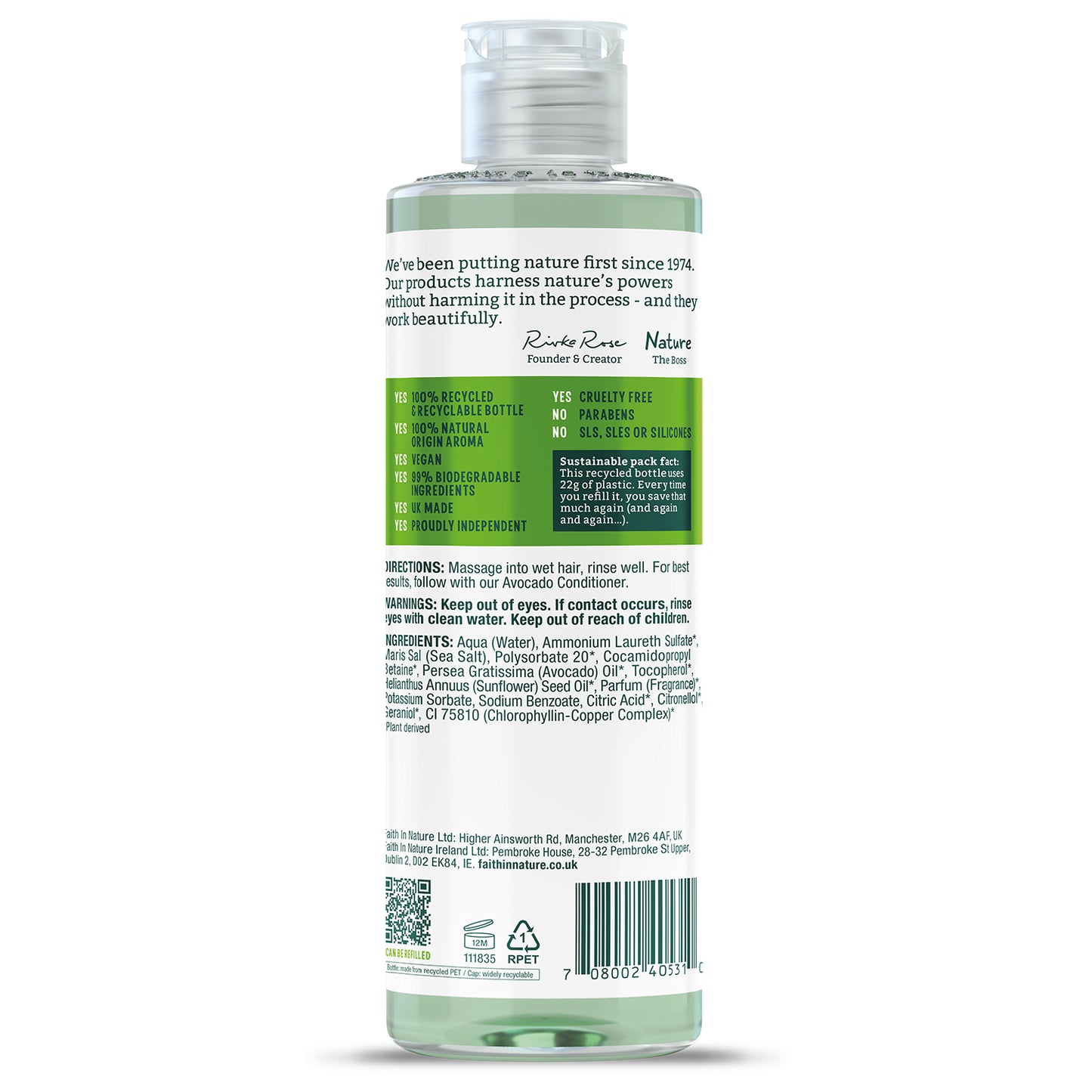 Avocado Shampoo 44033B