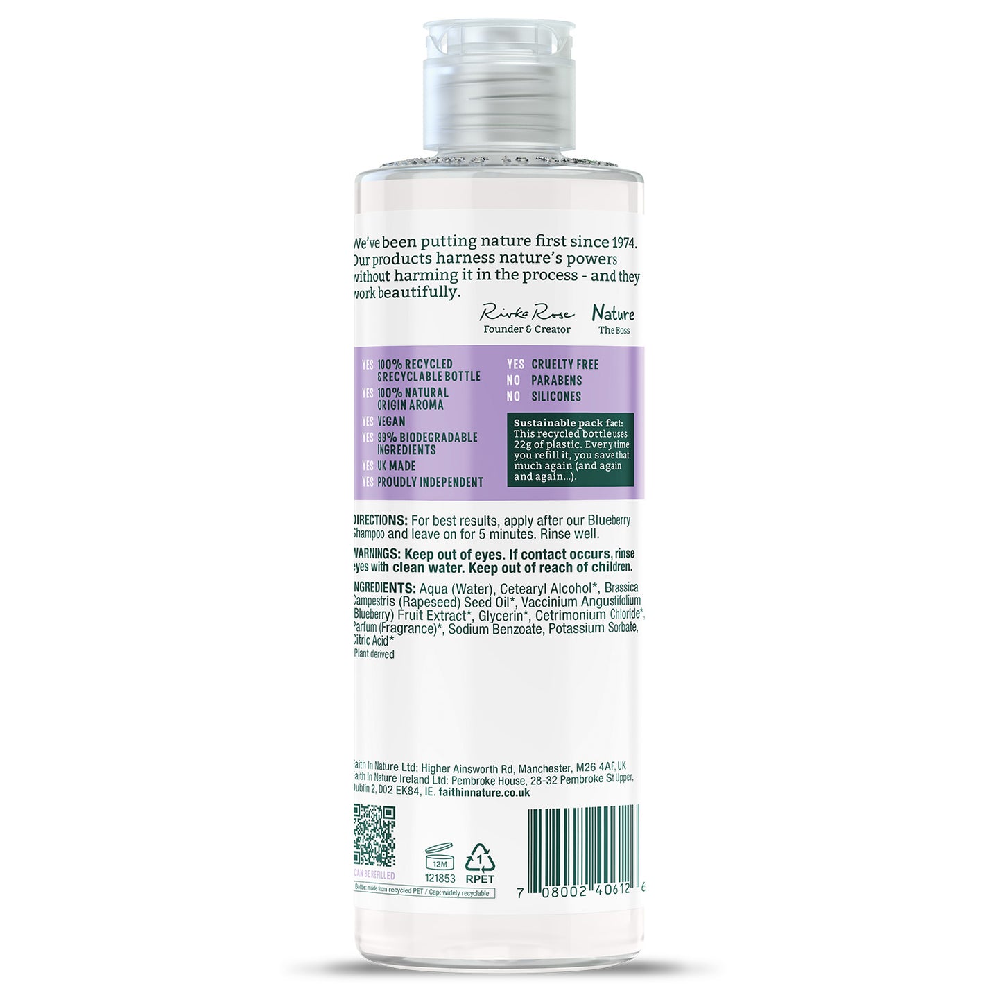 Blueberry Conditioner 44248B Sgl-400ml / 7.48 / 6x400ml
