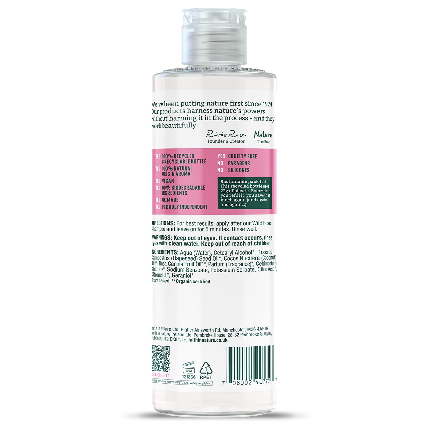 Wild Rose Conditioner 45103B Sgl-400ml / 8.01 / 6x400ml