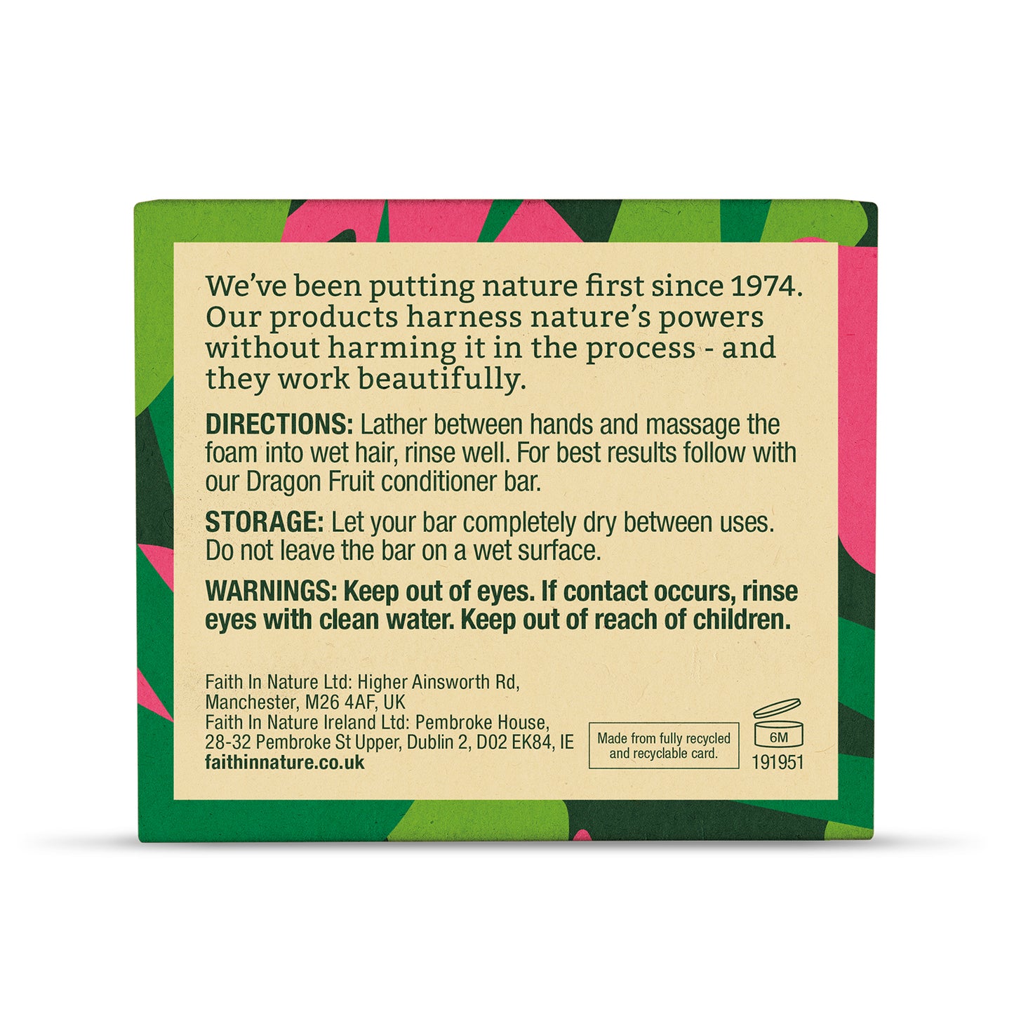 Dragon Fruit Shampoo Bar 45106B