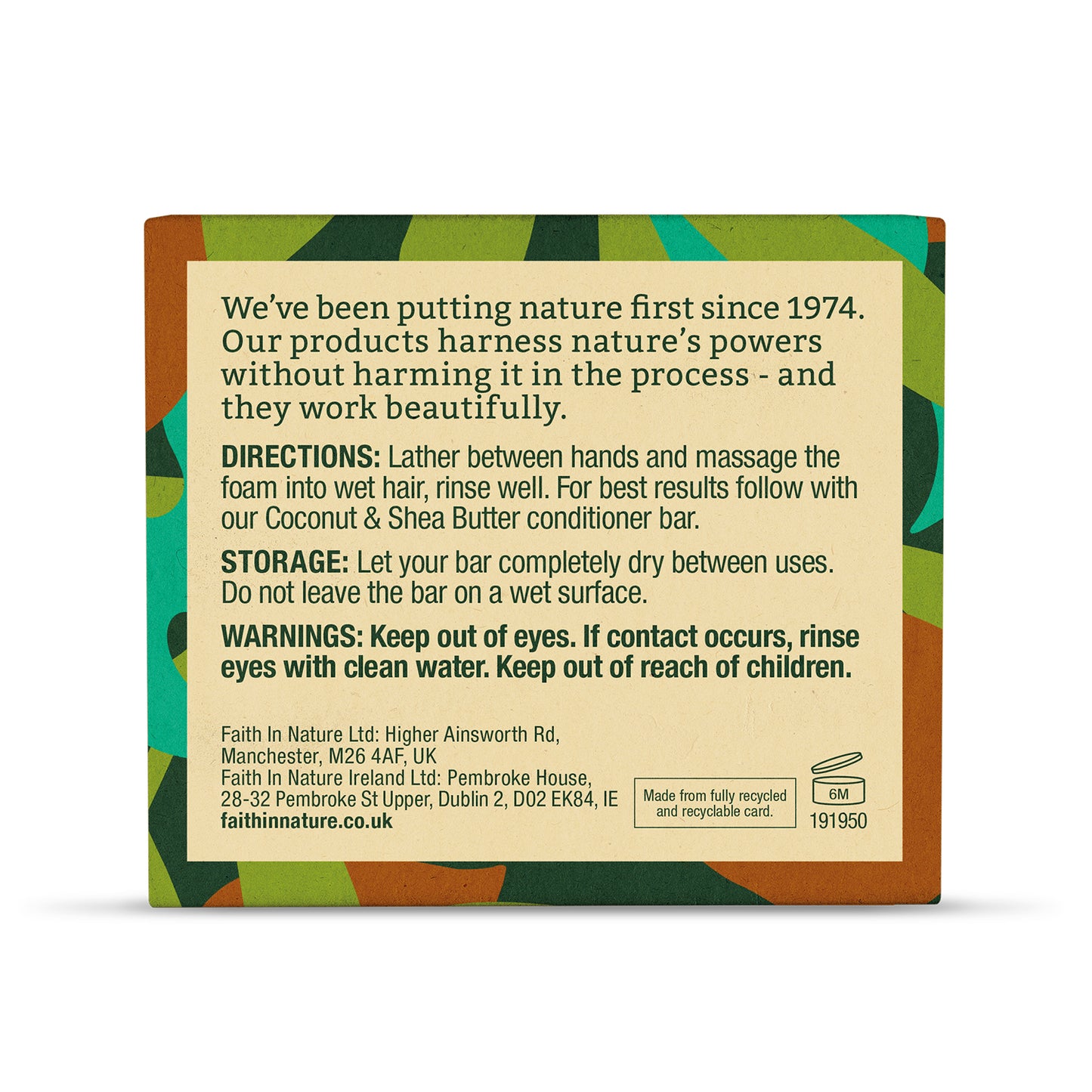Coconut & Shea Butter Shampoo Bar 45107B