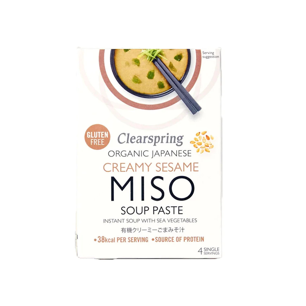 Creamy Sesame Miso Soup Paste GF (Org) 45176A