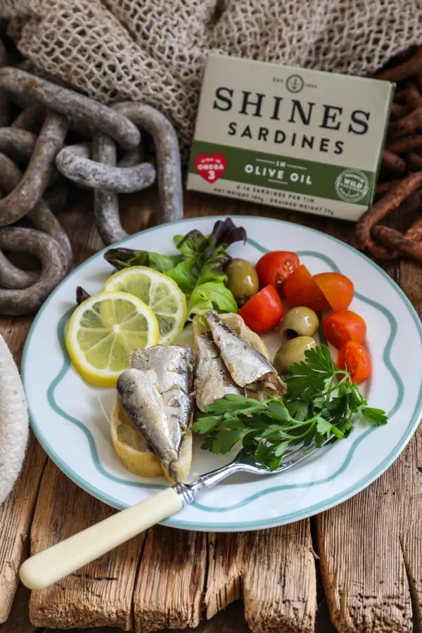 Wild Irish Sardines in Olive Oil 45445B