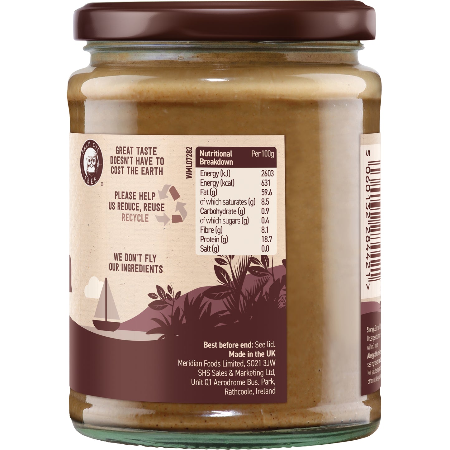 Tahini Dark 100% (Org) 470g 45748A