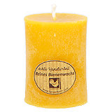Beeswax Pillar Medium 45857B