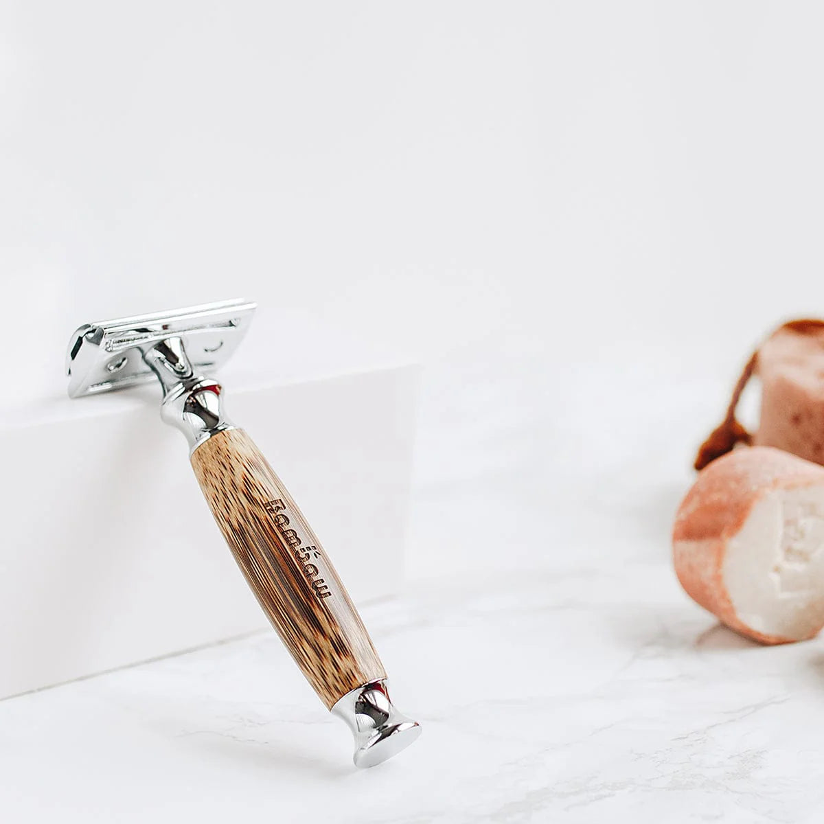 Bamboo Safety Razor 46123B