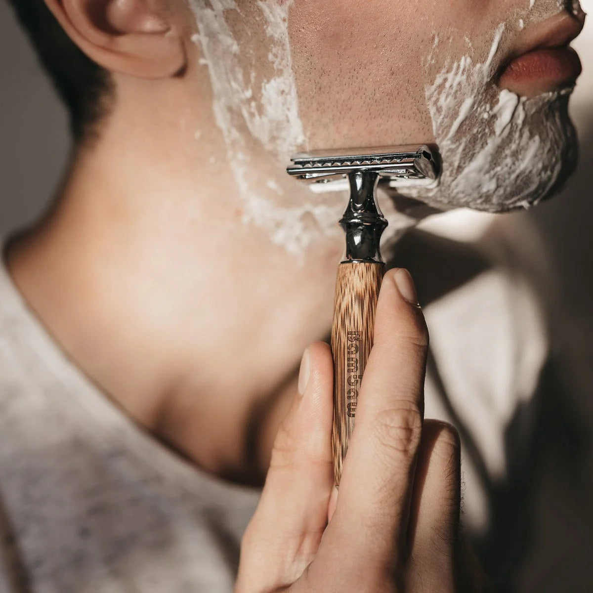 Bamboo Safety Razor 46123B