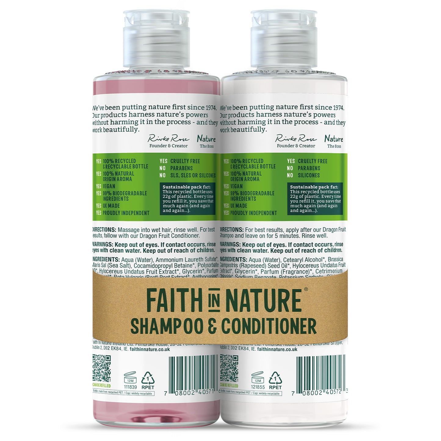 DragonFruit Banded Shampoo Condition 46308B Sgl-400ml / 11.70 / 2x400ml