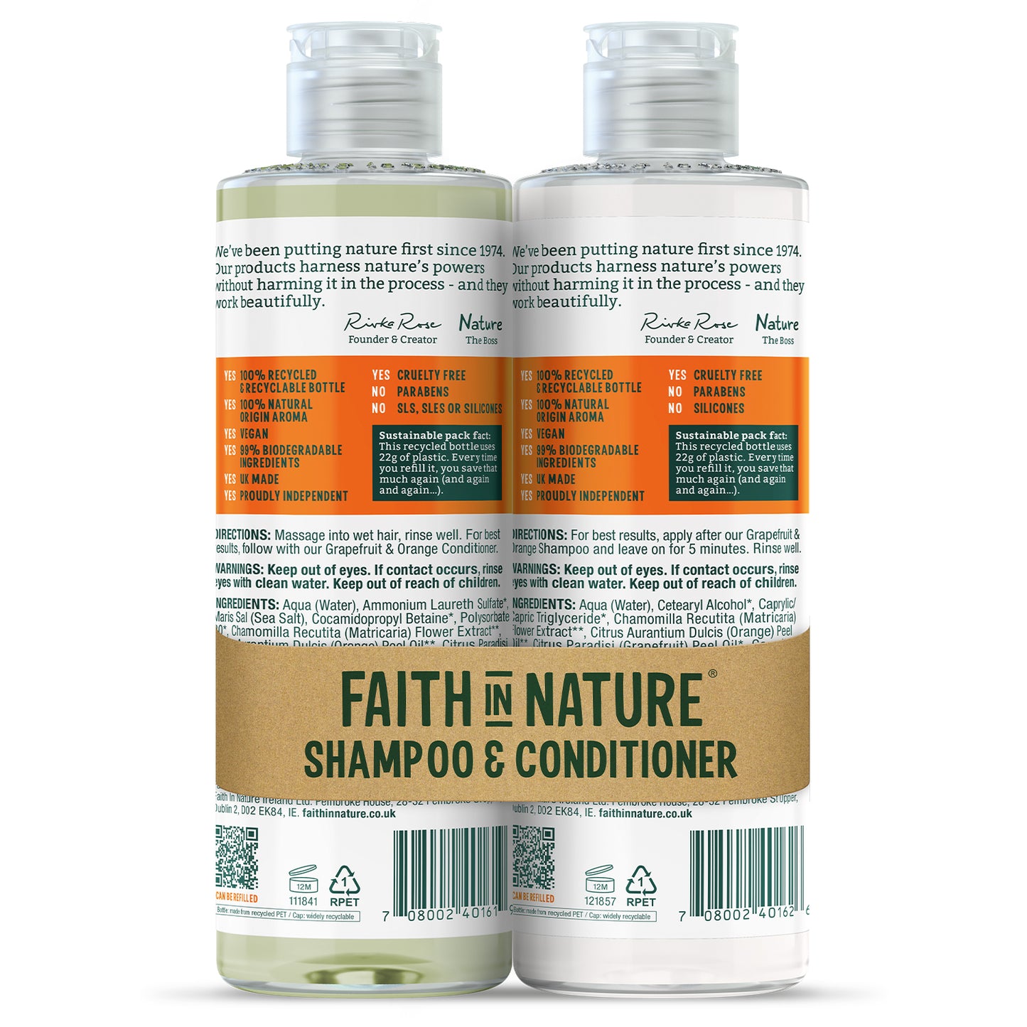 GrapefruitOrange Banded ShampCond 46309B Sgl-400ml / 11.70 / 2x400ml