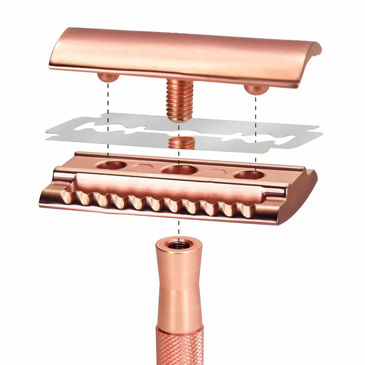 Metal Safety Razor - Rose Gold 47040B