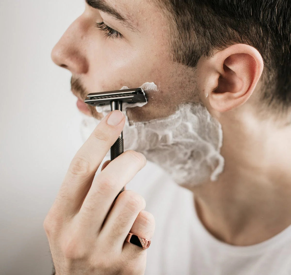 Metal Safety Razor - Black 47041B