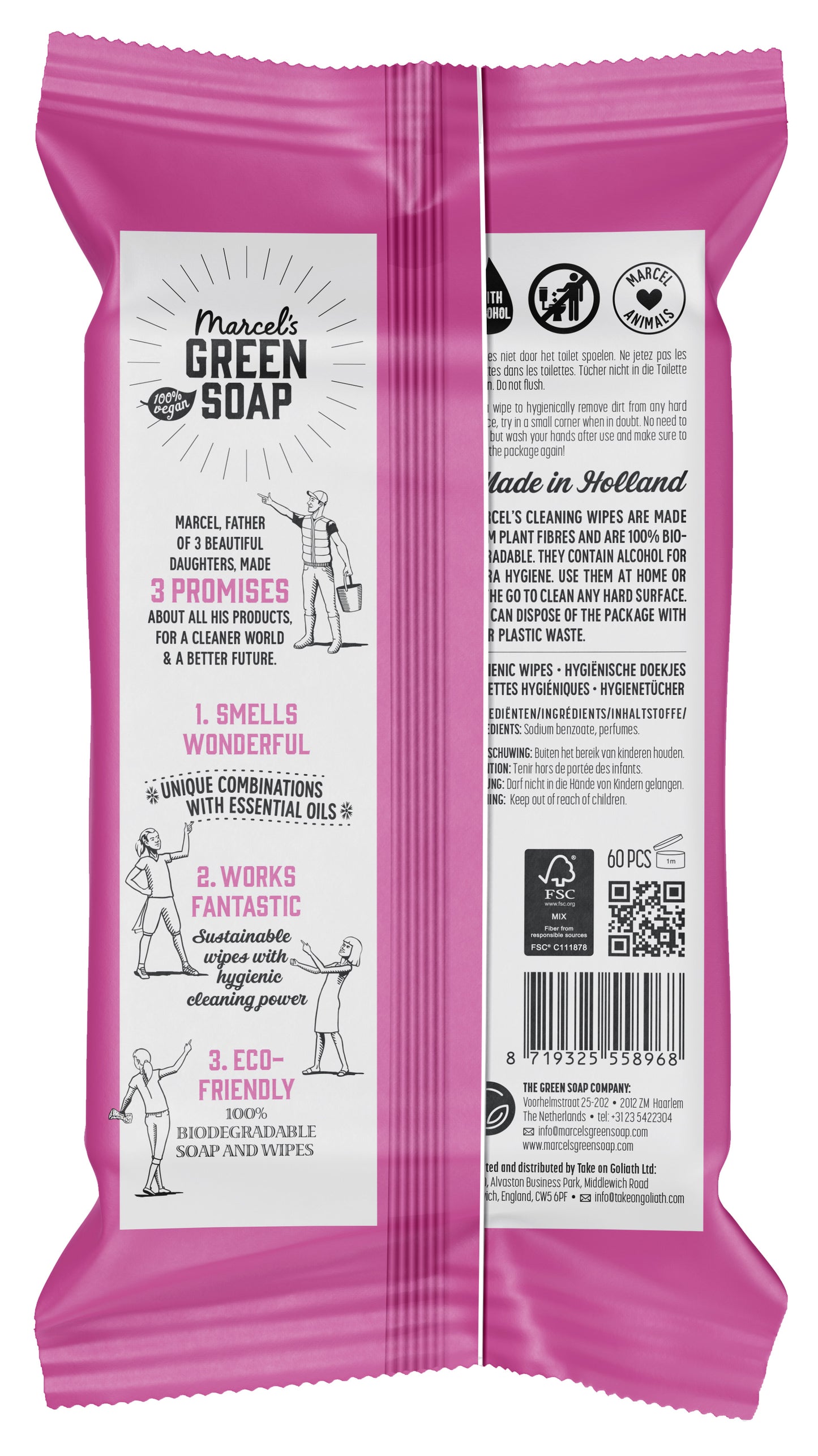 Patchouli & Cranberry Cleaning Wipes 47339B