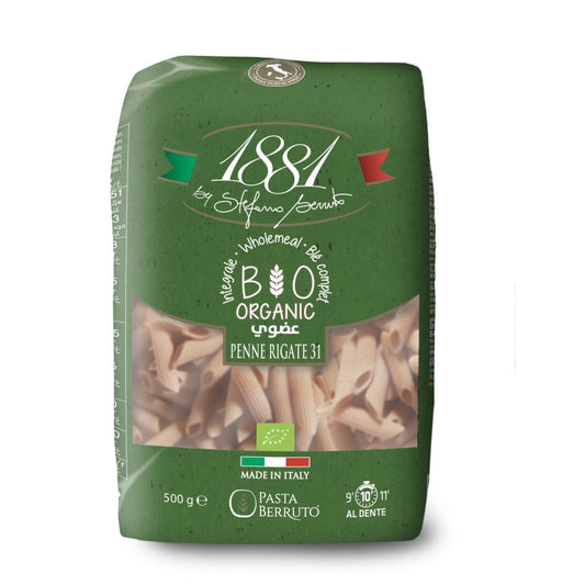 Berruto 1881 Wholemeal Penne (Org) 47794A