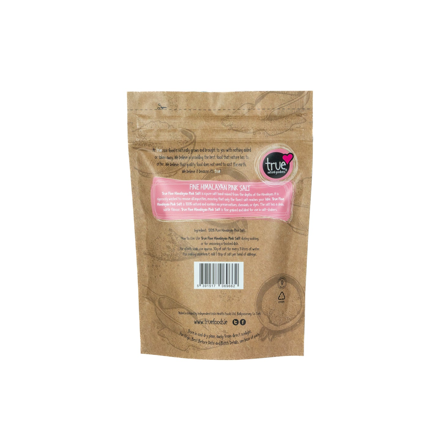 Himalayan Pink Salt Fine 48014B Sgl-500g / 3.08 / 1x500g