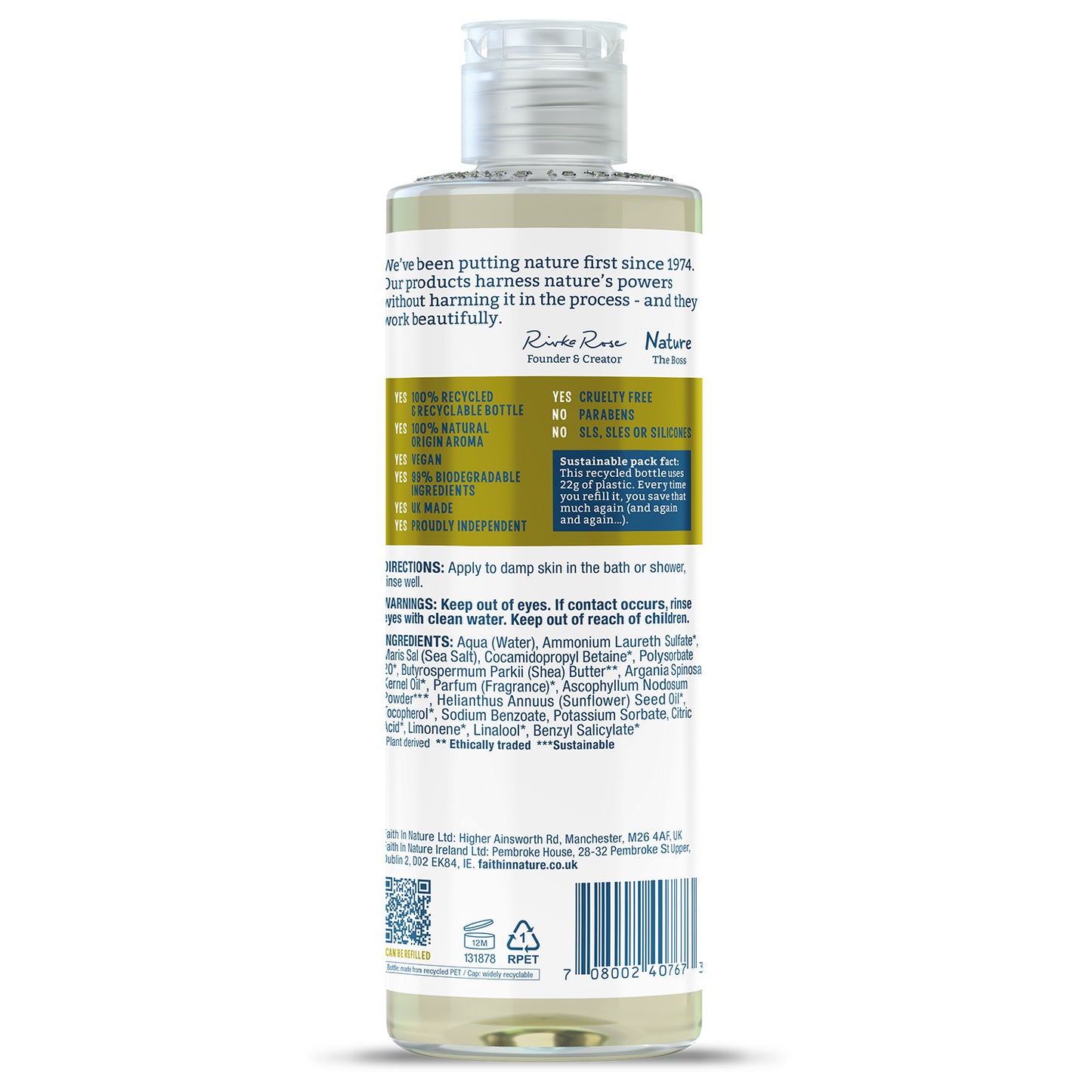 Shea & Argan Body Wash 48532B Case-6x400ml / 7.15 / 6x400ml